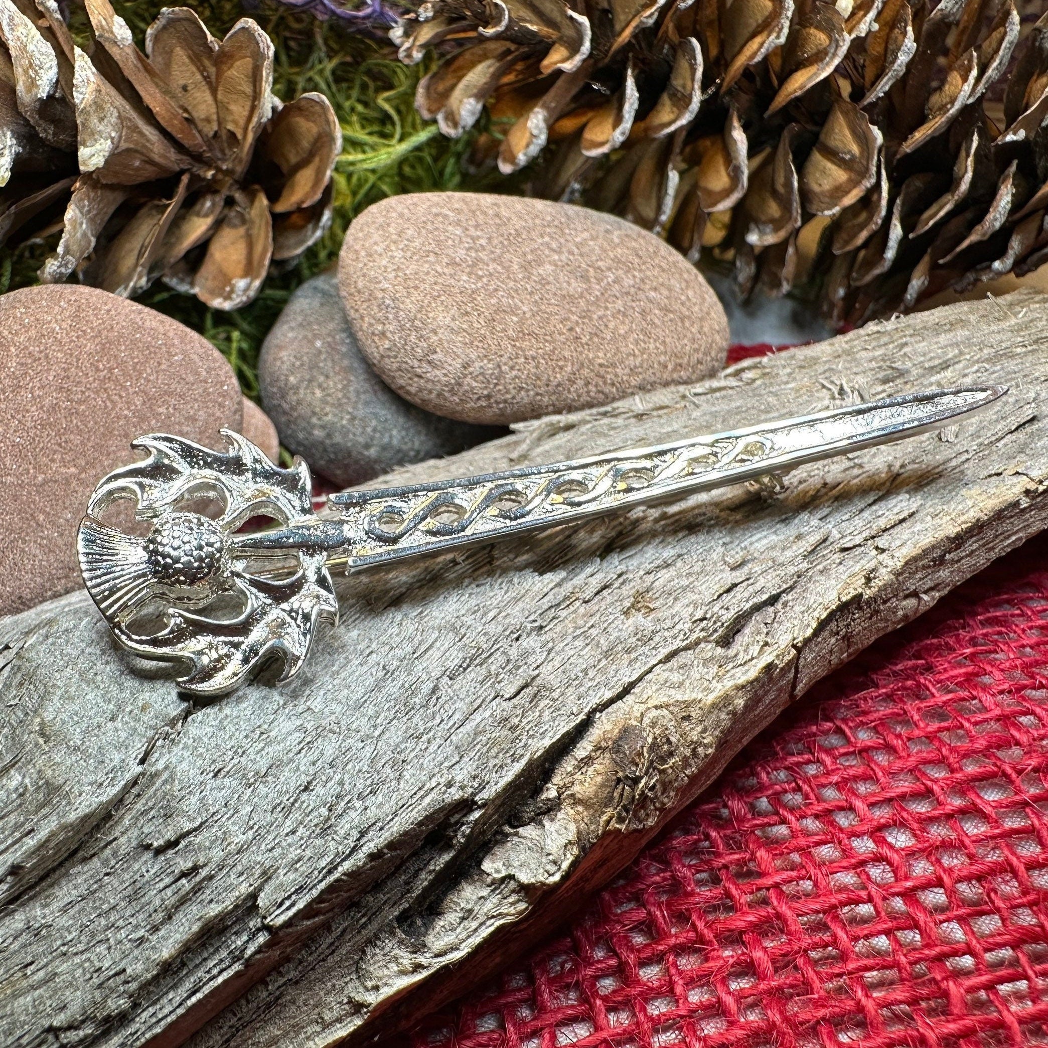 Scottish Thistle Kilt Pin