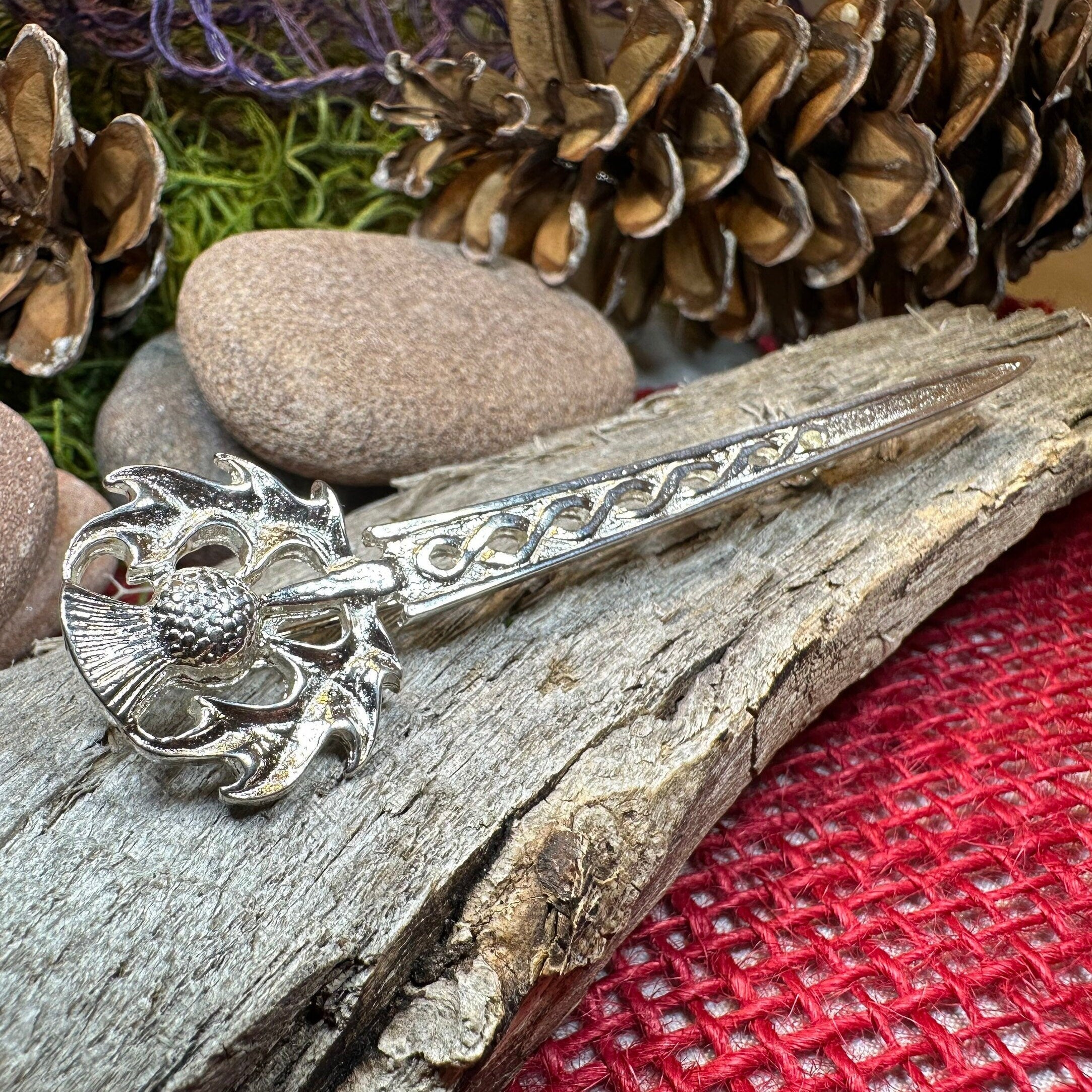 Scottish Thistle Kilt Pin