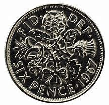 Scottish Wedding Lucky Sixpence Ornament