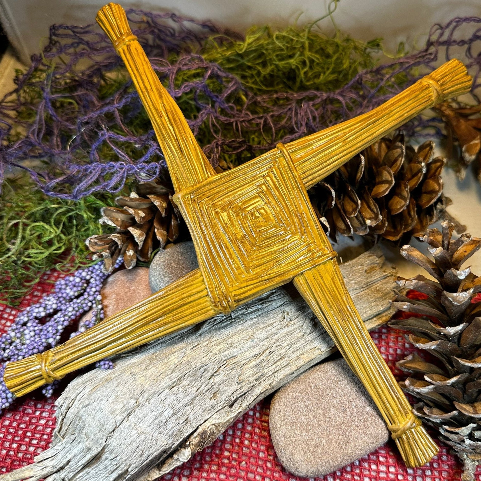 Saint Brigid's Celtic Cross Wall Plaque