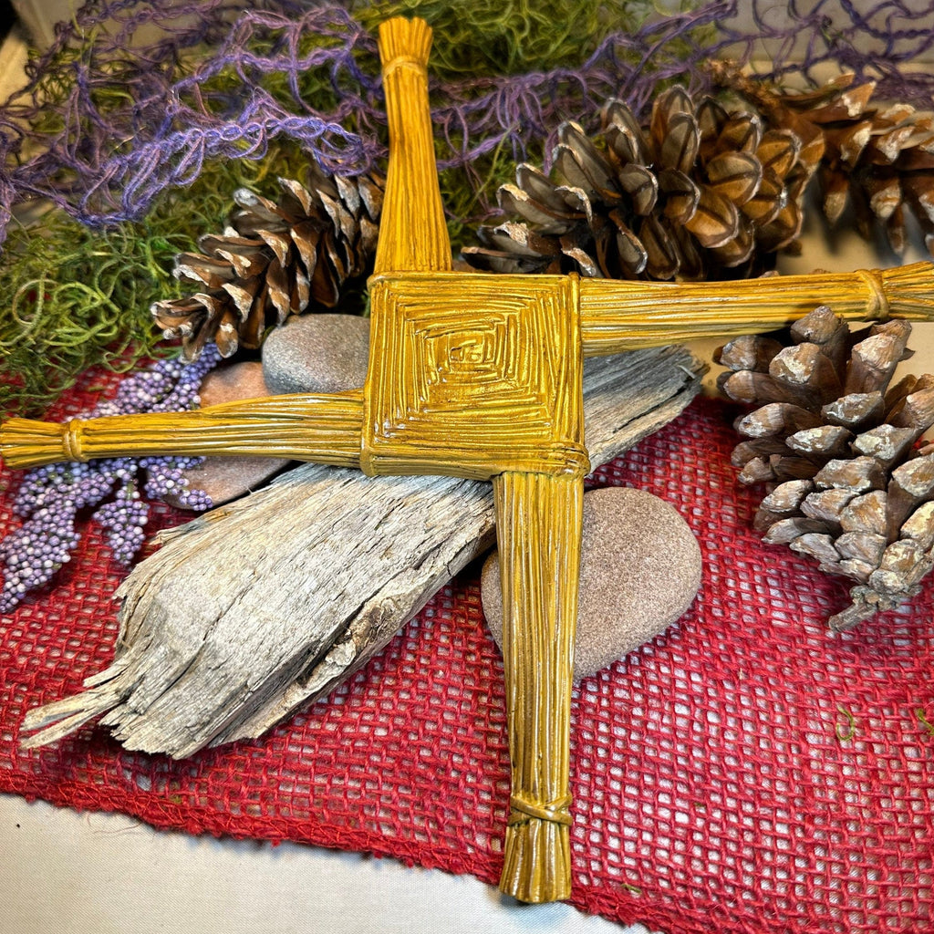 Saint Brigid's Celtic Cross Wall Plaque