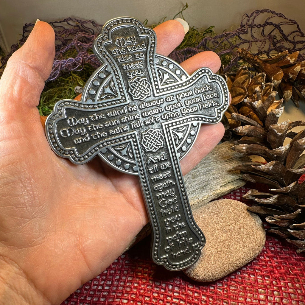 Pewter Irish Blessing Wall Cross