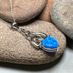 Cayla Opal Celtic Knot Necklace
