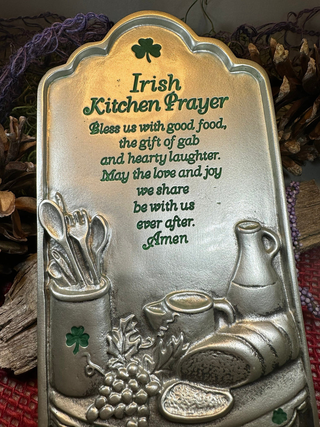 Irish Blessing Kitchen Wall Plaque