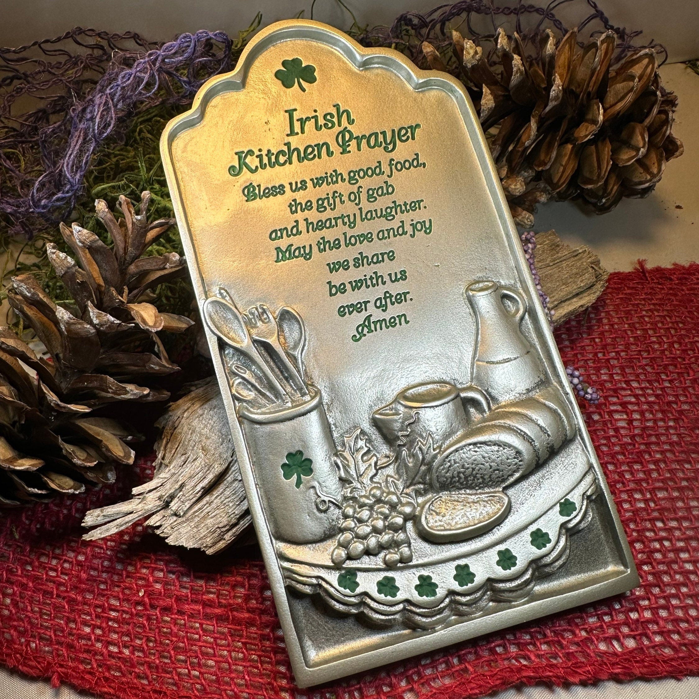 Irish Blessing Kitchen Wall Plaque
