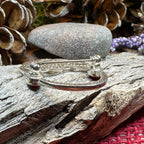 Ereni Red Celtic Brooch