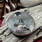 Midnight Wolf Necklace