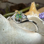 Nya Black Fire Opal Ring