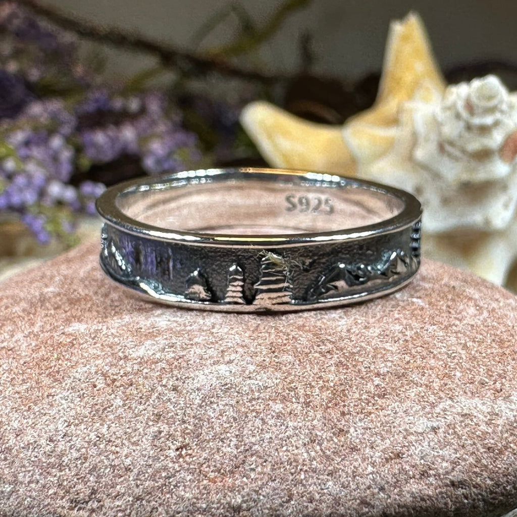 Minimalist Mountain Ring