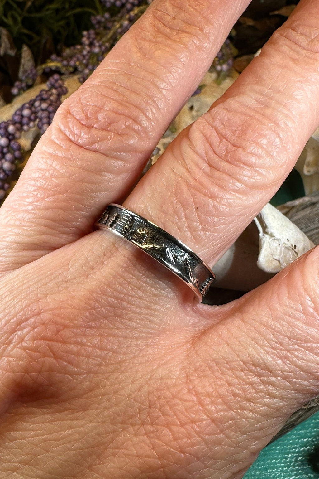 Minimalist Mountain Ring