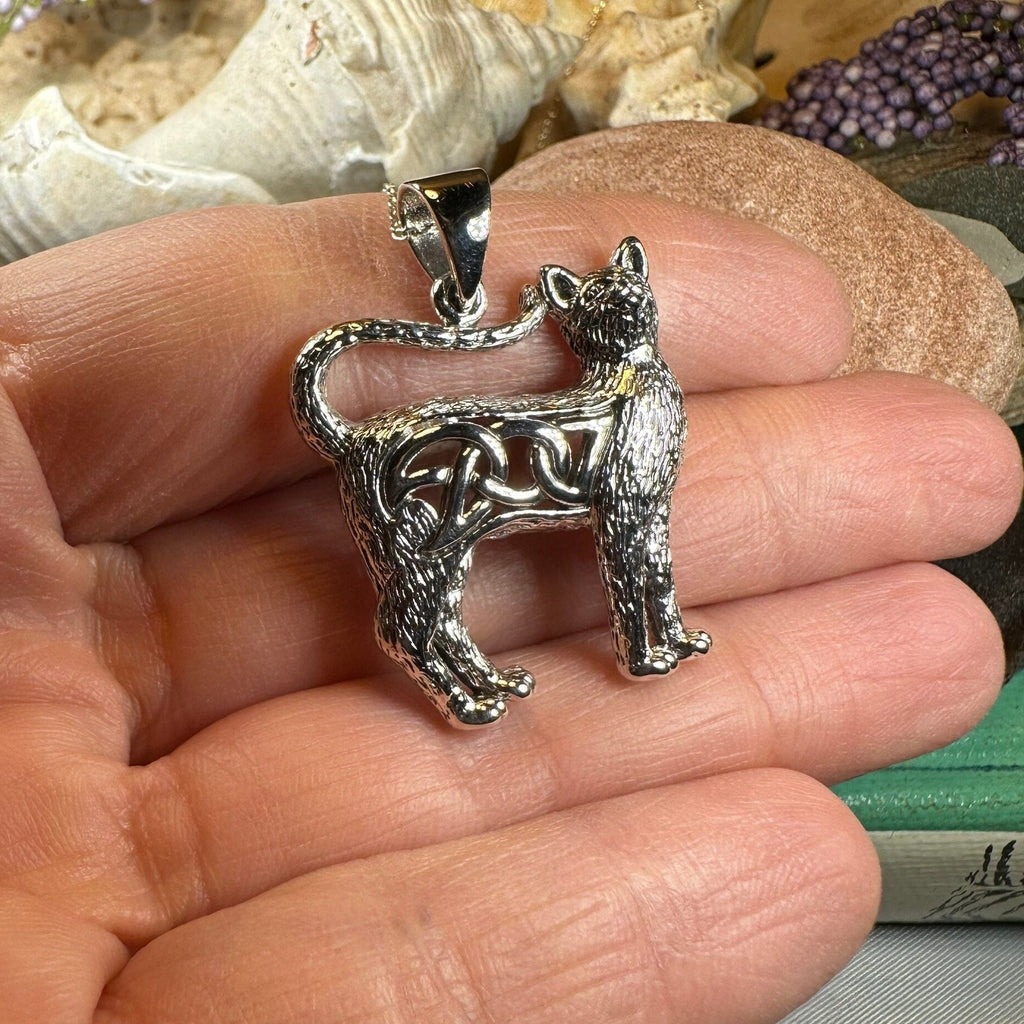 Eislyn Celtic Cat Necklace