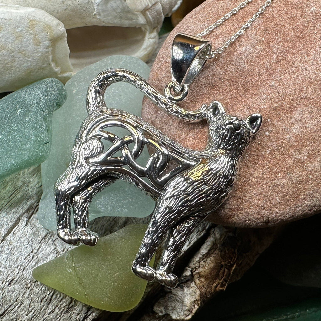 Eislyn Celtic Cat Necklace