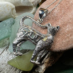 Eislyn Celtic Cat Necklace