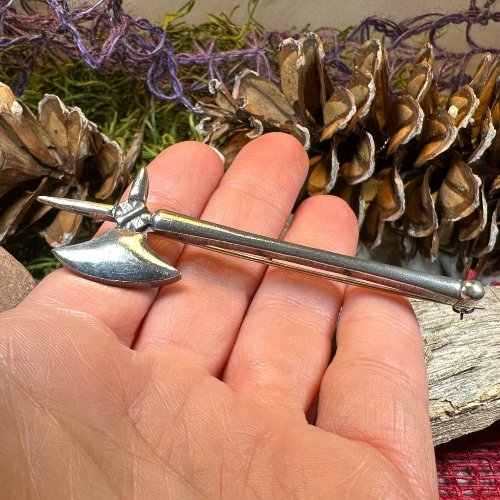 Medieval Battle Axe Kilt Pin