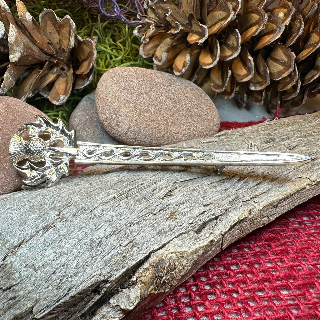 Scottish Thistle Kilt Pin