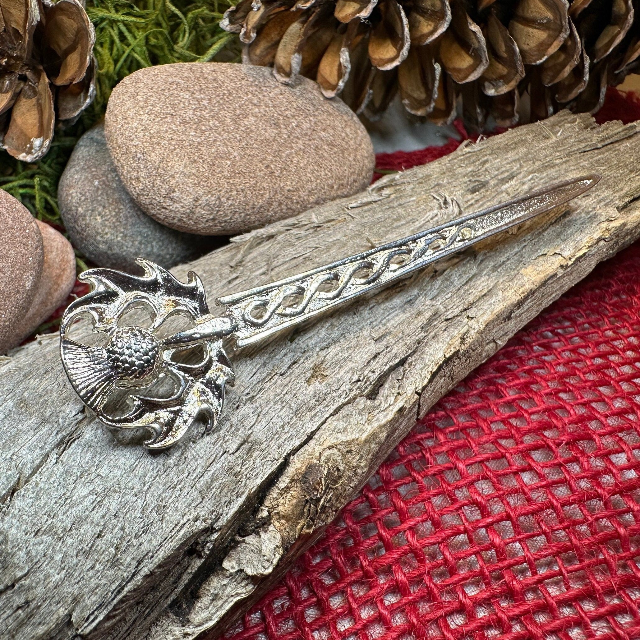 Scottish Thistle Kilt Pin