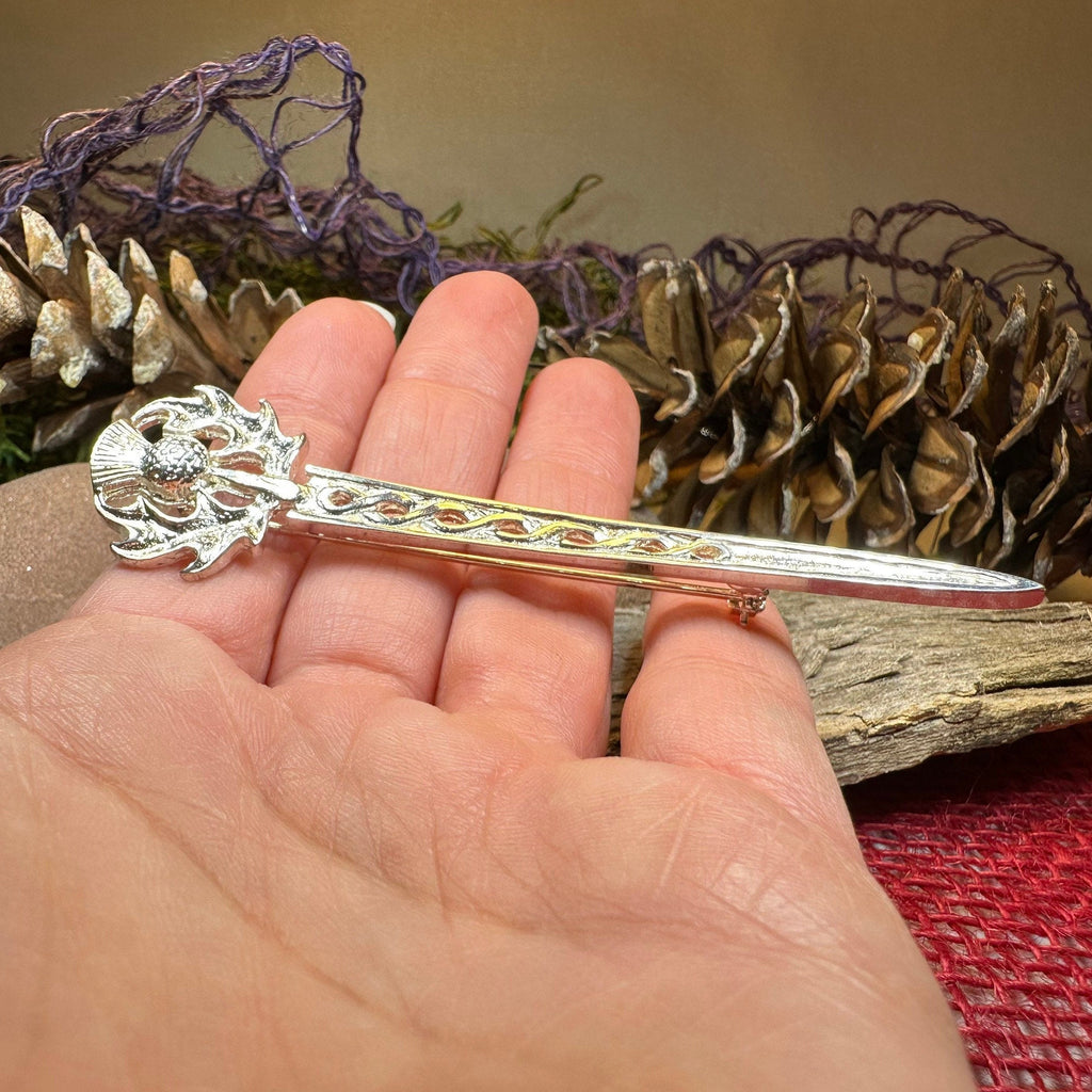 Scottish Thistle Kilt Pin