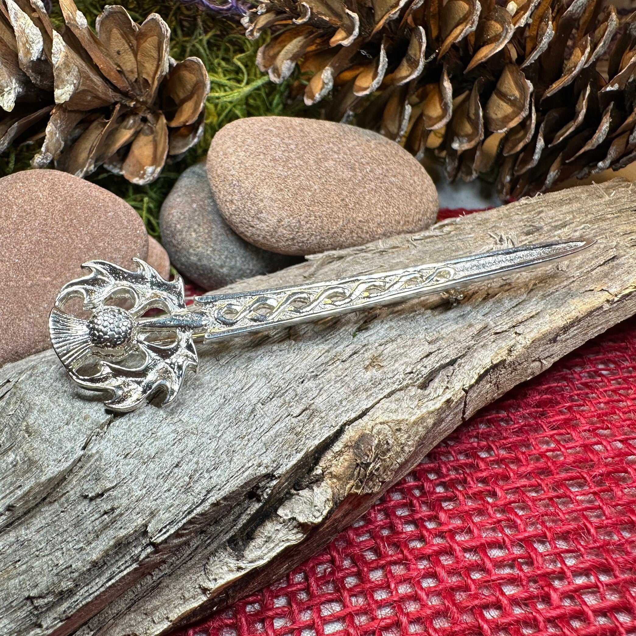 Scottish Thistle Kilt Pin