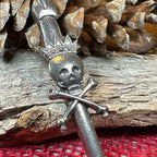 Scottish Skull Kilt Pin