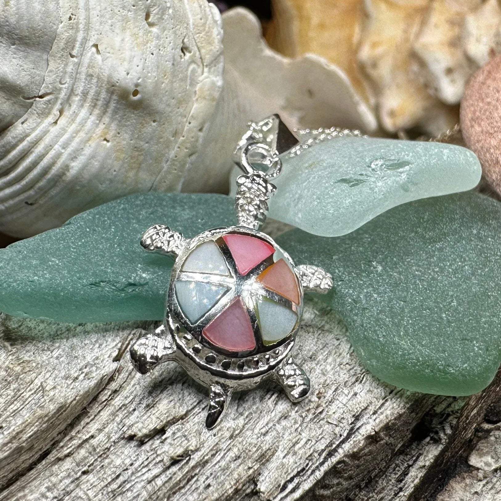 Bright Turtle Necklace