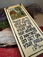 Encouragement Mountain Ceramic Wall Plaque