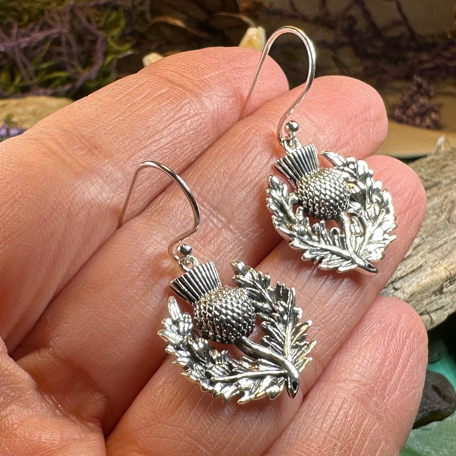 Blaine Thistle Earrings