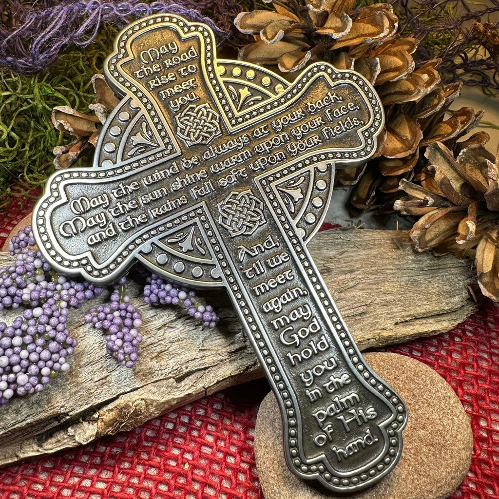 Pewter Irish Blessing Wall Cross