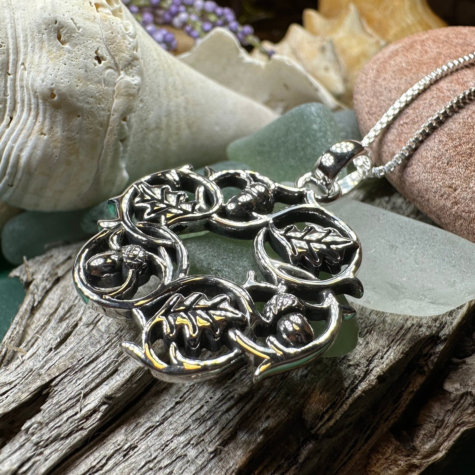 Delemere Oak Leaf Necklace