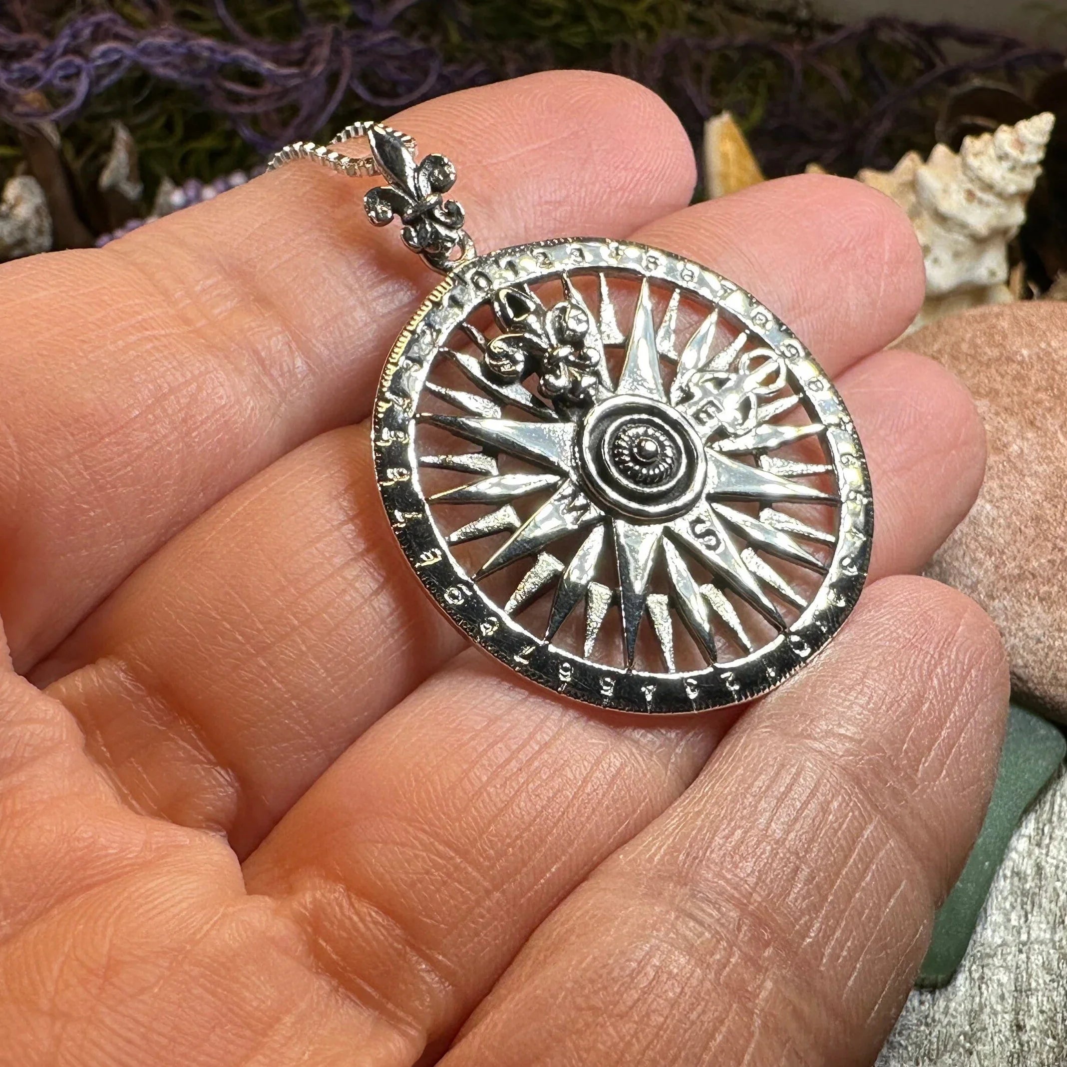 Wonderful Journey Compass Necklace