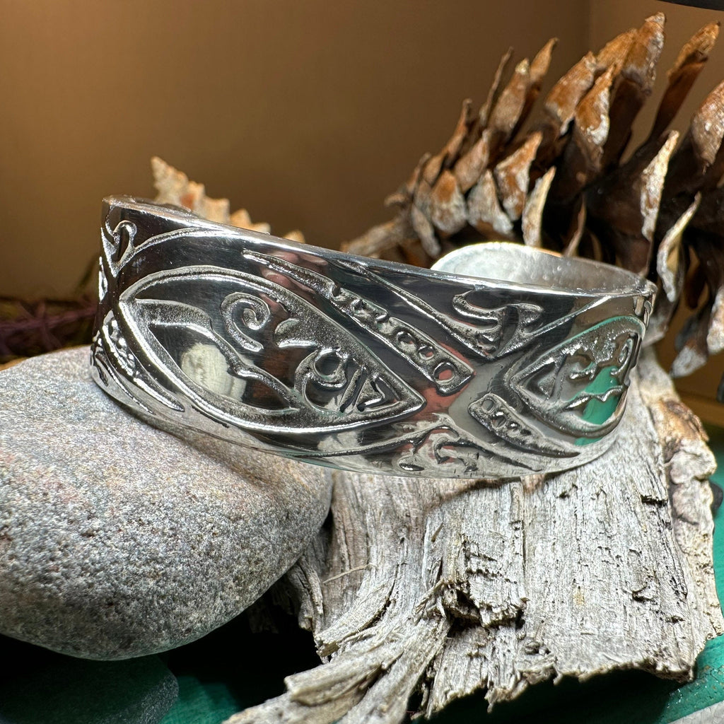 Orna Celtic Forest Cuff Bracelet