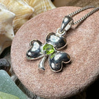 Peridot Shamrock Necklace