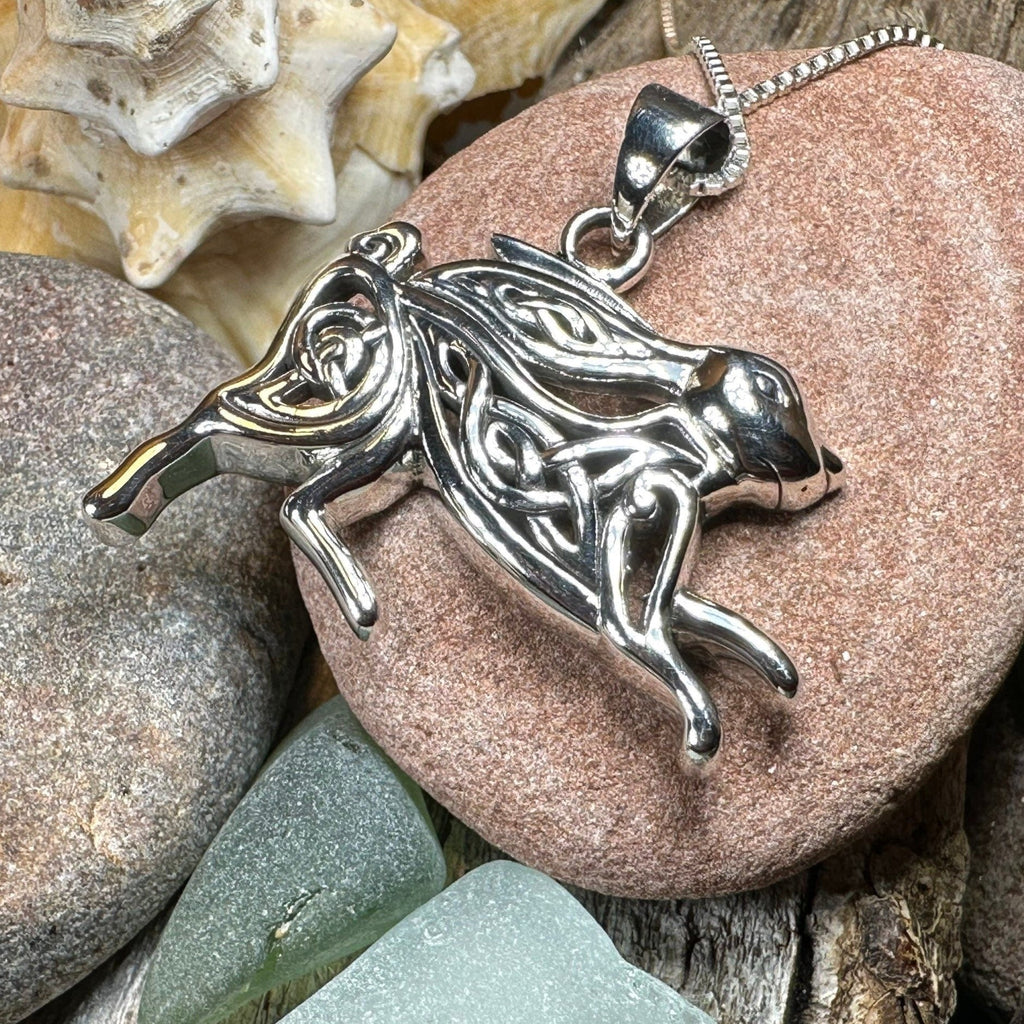 Ligach Celtic Rabbit Necklace