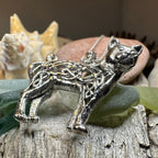 Shavella Celtic Cat Necklace