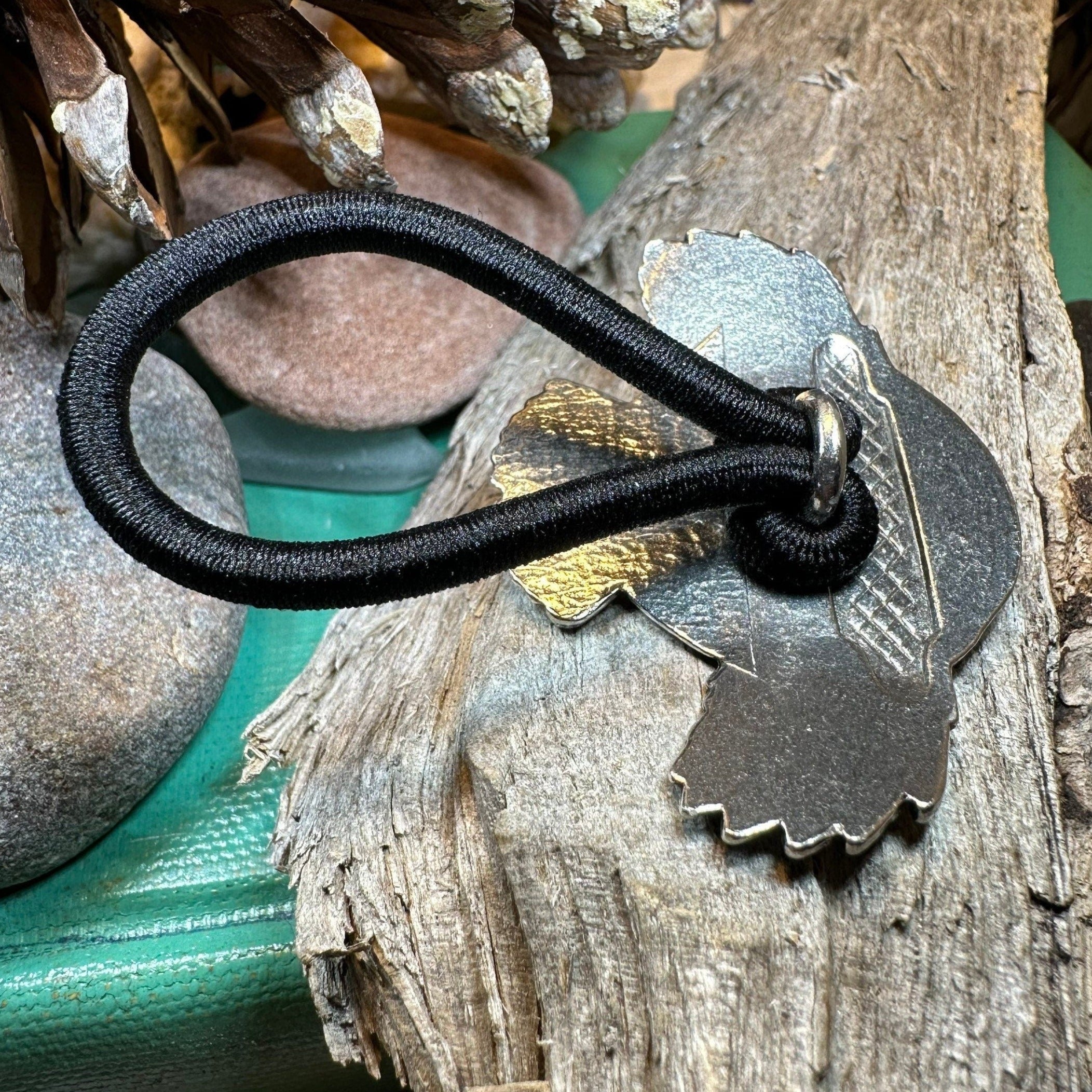 Midnight Owl Ponytail Holder