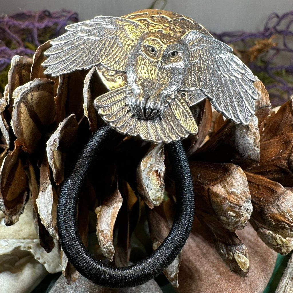 Midnight Owl Ponytail Holder