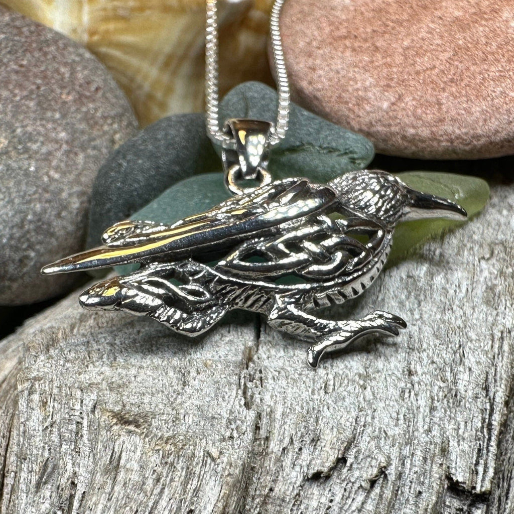 Eventide Celtic Raven Necklace