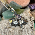 Lorraine Amethyst Thistle Necklace