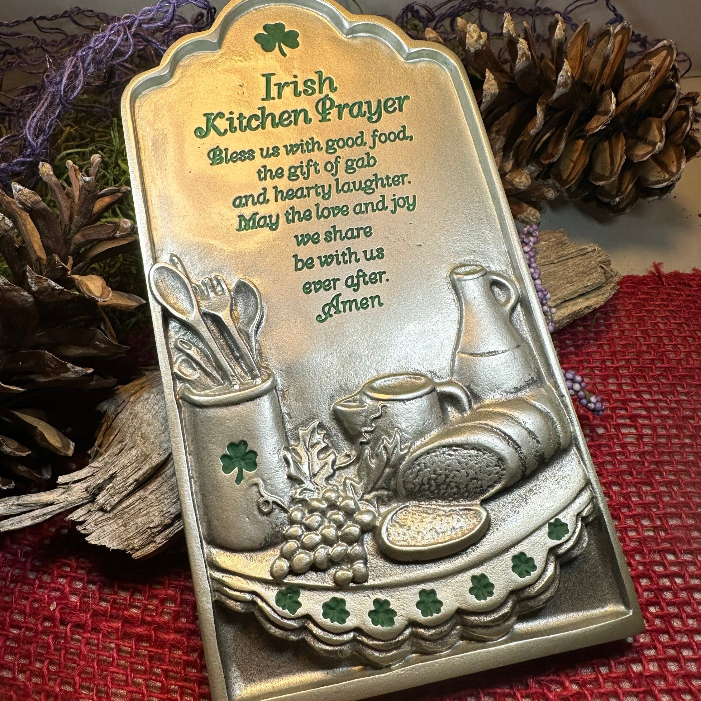 Irish Blessing Kitchen Wall Plaque