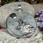 Midnight Wolf Necklace