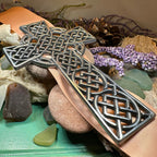 Classic Pewter Celtic Cross Wall Decor