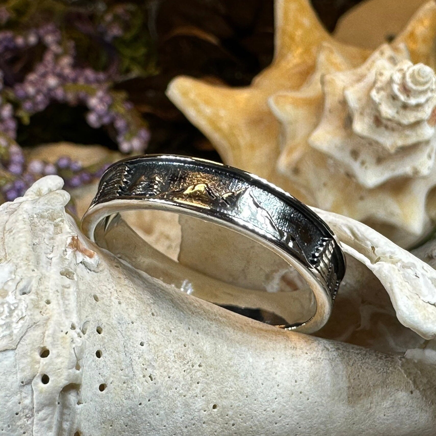 Minimalist Mountain Ring