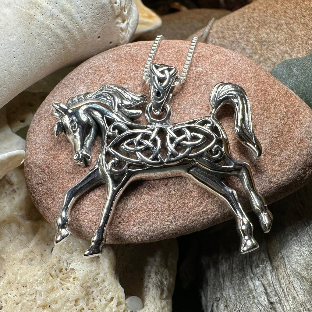 Celtic Spirit Horse Necklace