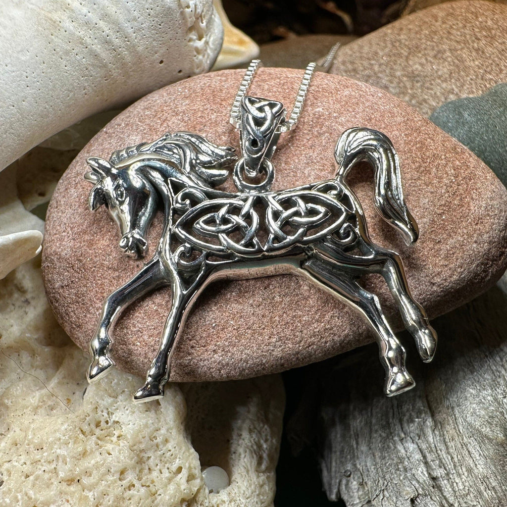 Celtic Spirit Horse Necklace