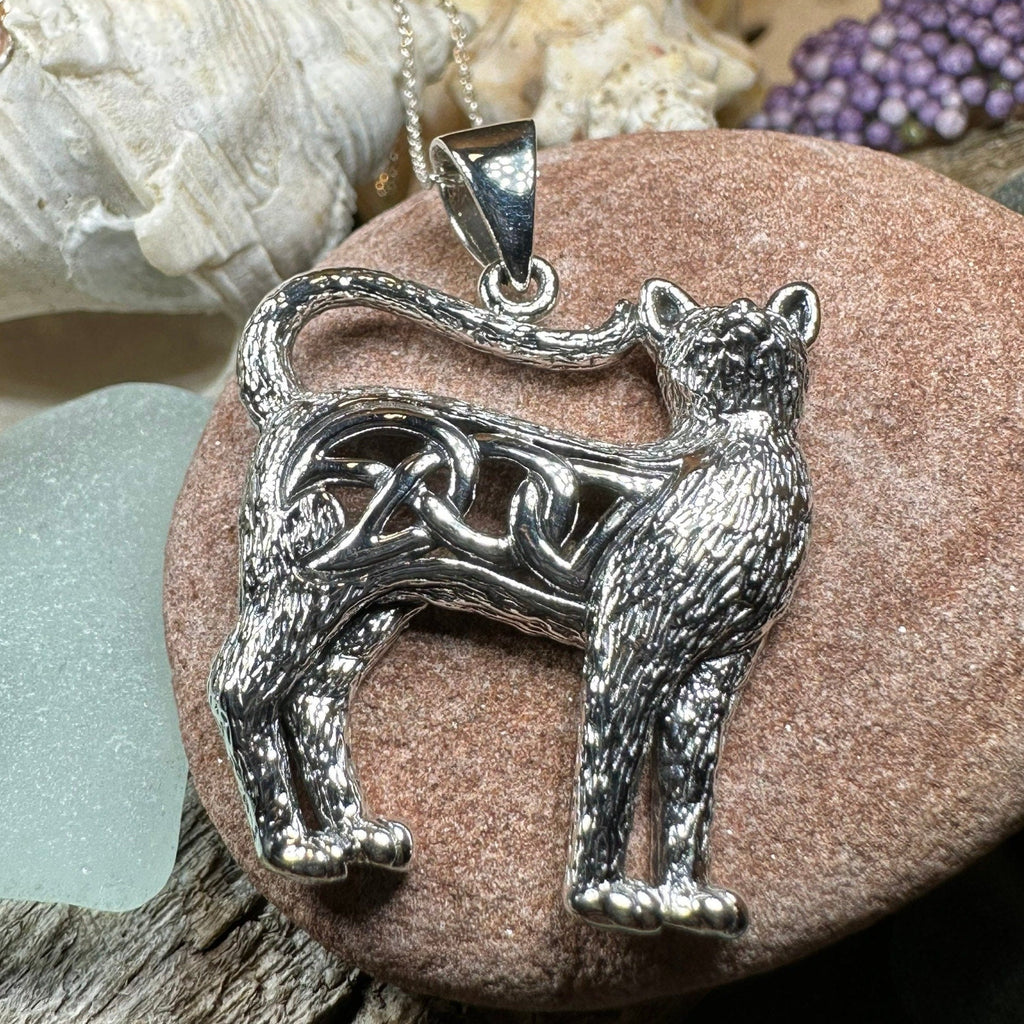 Eislyn Celtic Cat Necklace