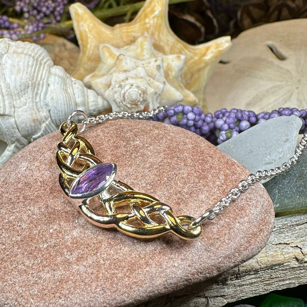 Brielle Celtic Love Knot Necklace