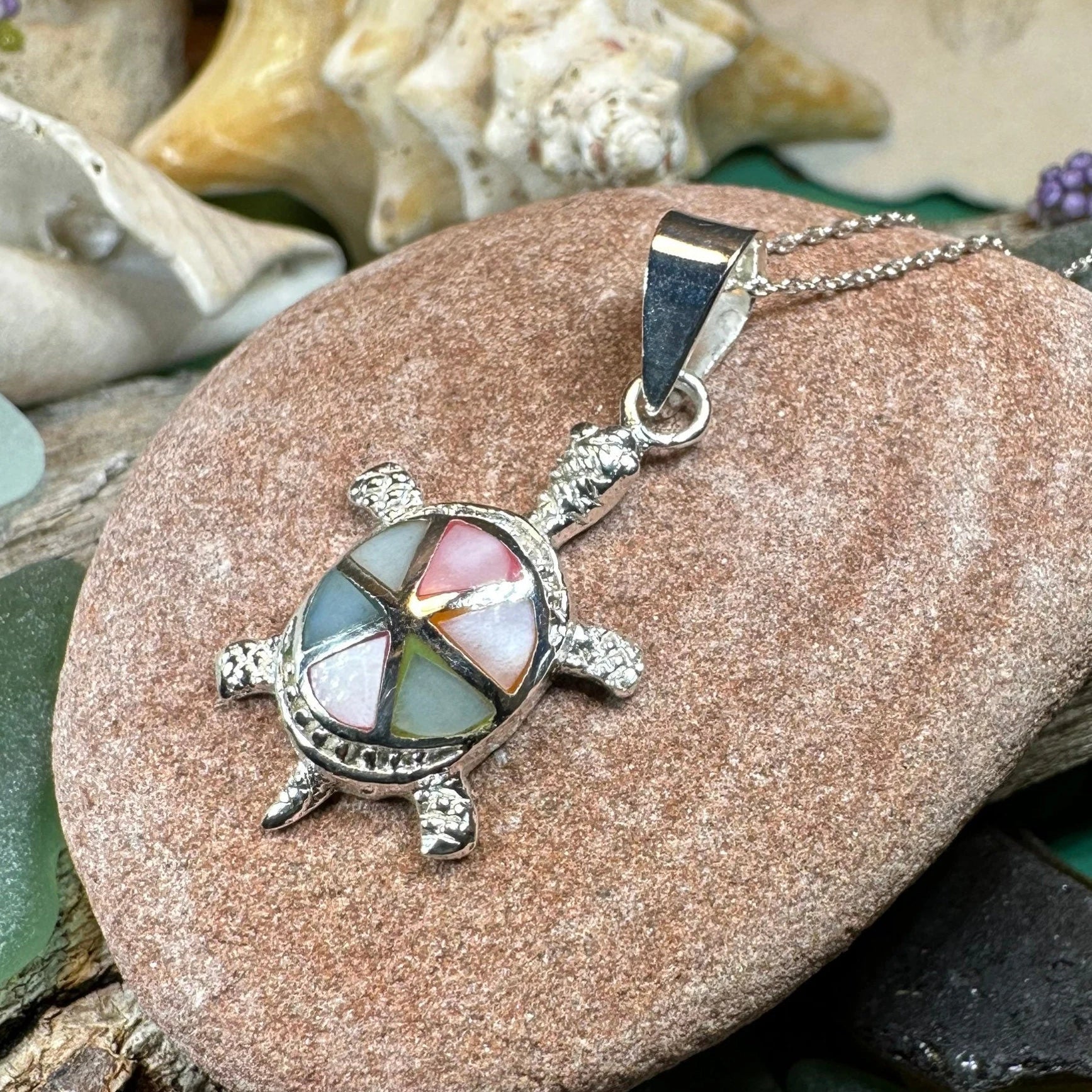 Bright Turtle Necklace