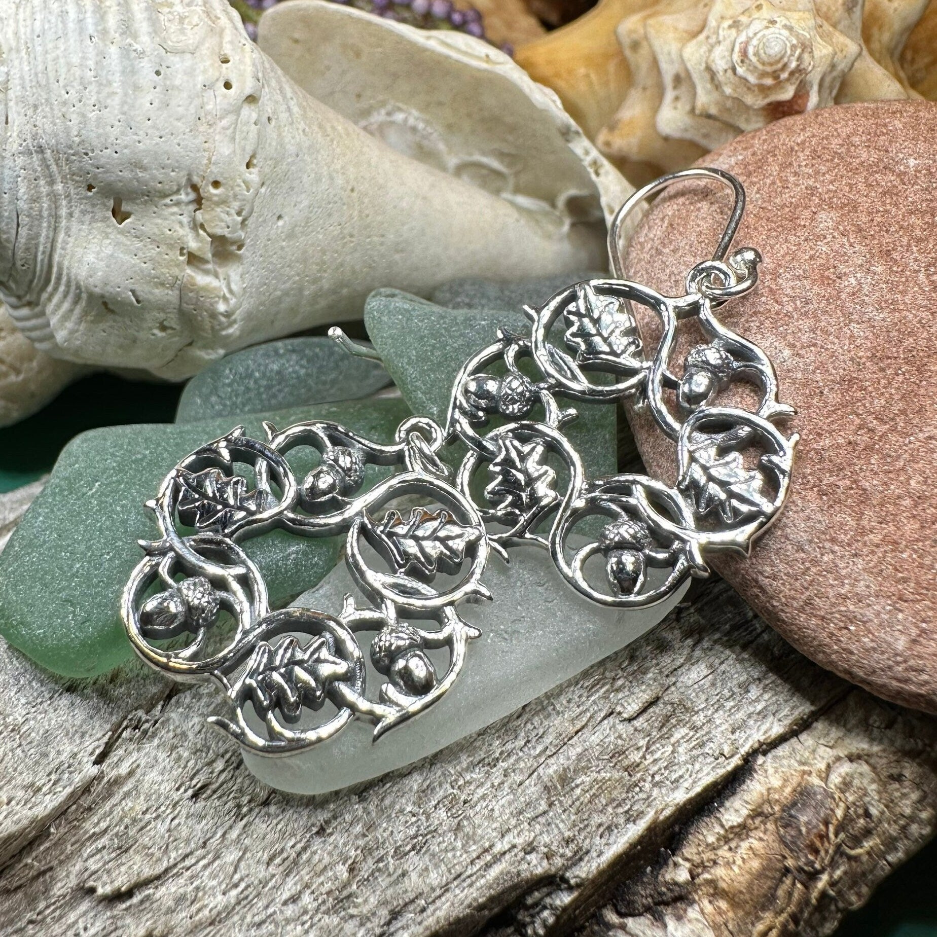 Oak Leaf Wreath Earrings