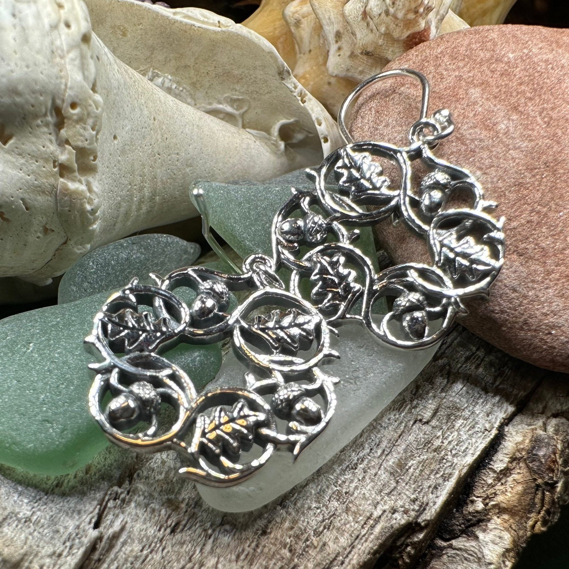 Oak Leaf Wreath Earrings