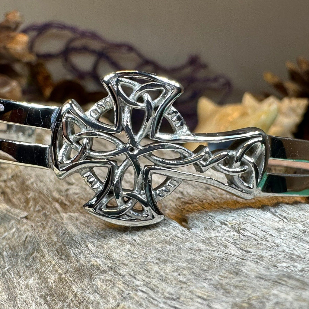 Celtic Cross Cuff Bracelet