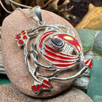 Red Flower Mackintosh Necklace